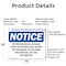 Signmission No Trespassing Or Loitering Except On Business OSHA Notice Sign, Aluminum, 14in W x 10in L, 2PK OS-2PACK-NS-A-1014-L-14953 - alternate 3
